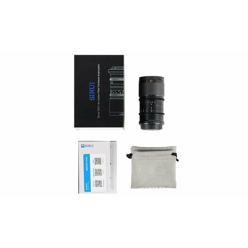 Объектив Sirui Saturn 50mm T29 16x FF Anamorphic E-mount Blue Flare 124990₽
