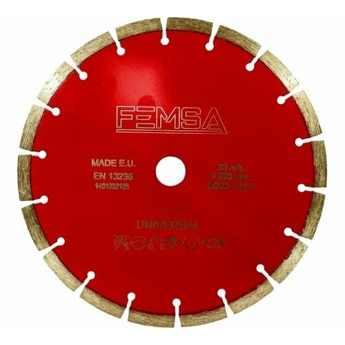 Диск алмазный универсальный ST10 230x2.4x22.23 мм FEMSA 1401002105