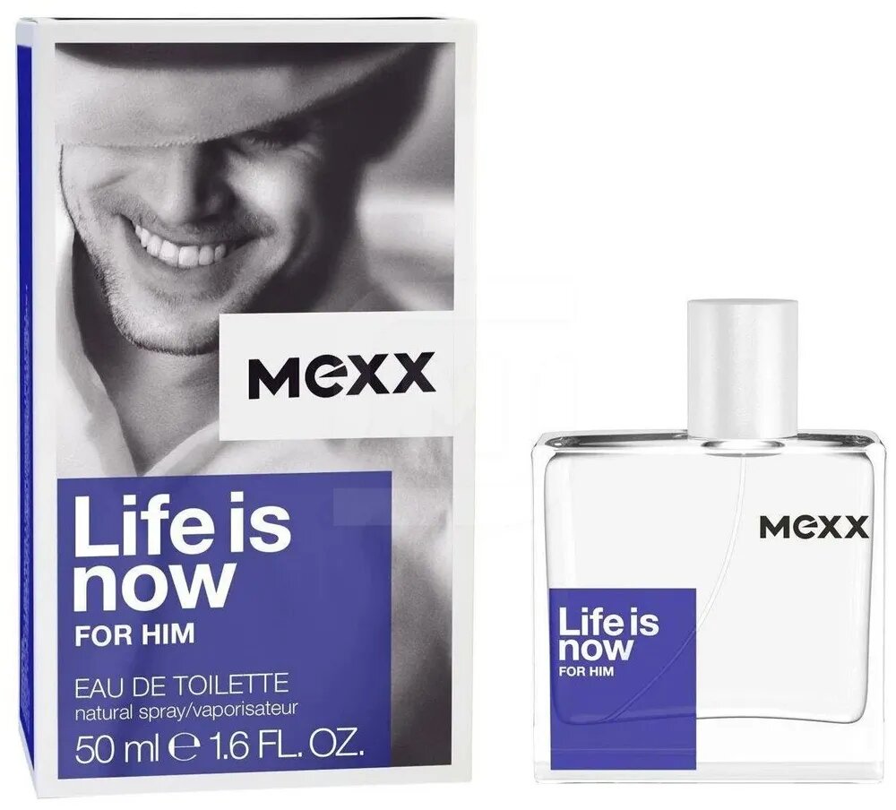 Mexx, Life is Now Man, 50 мл, Туалетная вода Мужская
