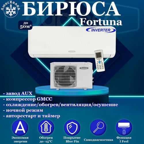 Бирюса Fortuna Inverter B-18FIR/B-18FIQ колонный кондиционер бирюса bmfs48