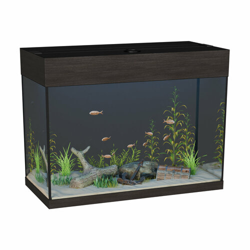Аквариум 50 литров с крышкой и освещением