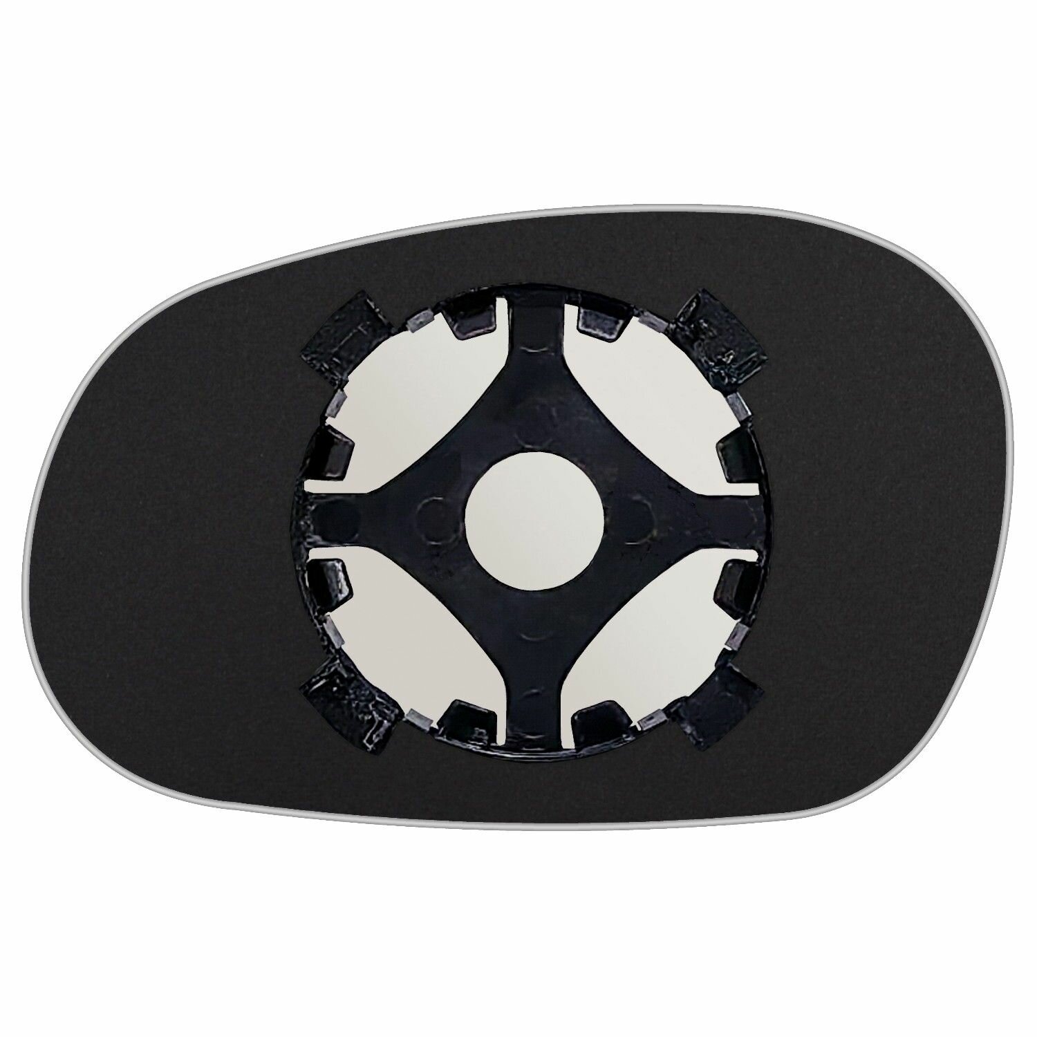 фото Элемент зеркала DAEWOO Lanos c 1997 по 2002 правый сферический без обогрева 21229704