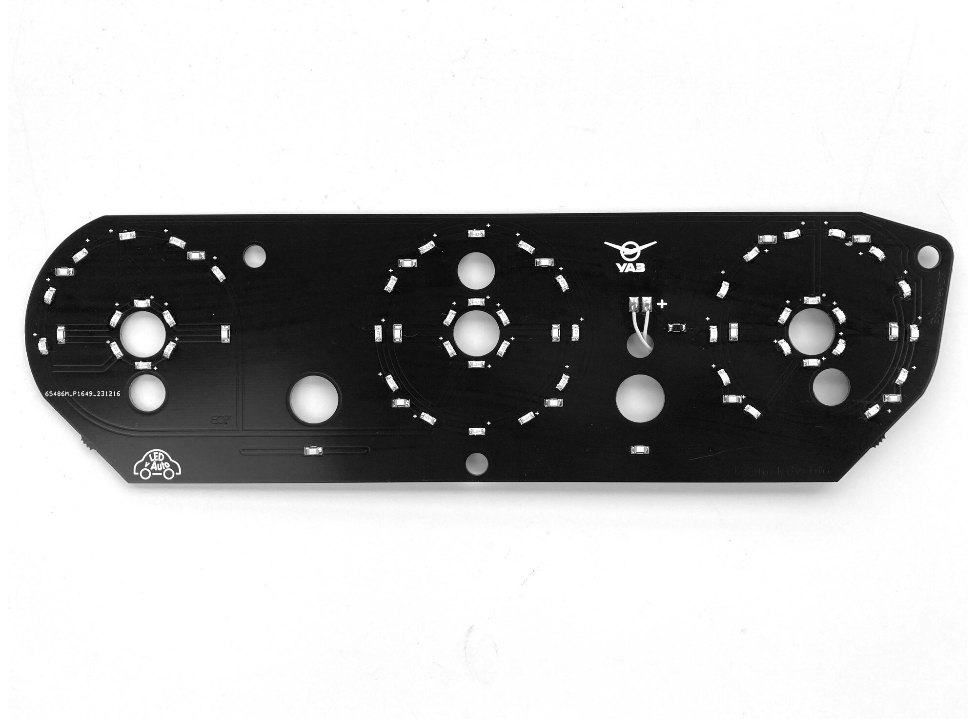 фото Подсветка панели климата УАЗ 3163, Патриот до 2014 (светодиодная)