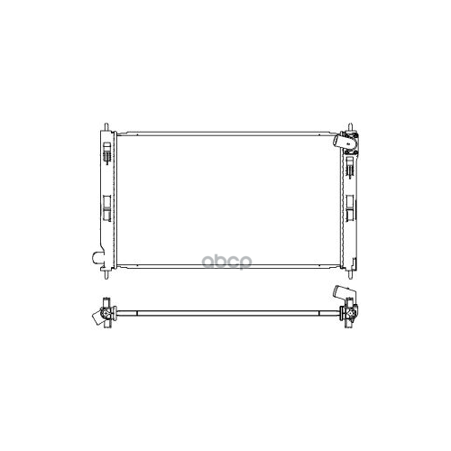 Радиатор Mitsubishi Lancer 08-11, Outlander 07-11, Citroen Crosser 07-11, Peugeot 4007/2007 07-11 V[2.0, 2.4 ,3.0] 33218503 S.