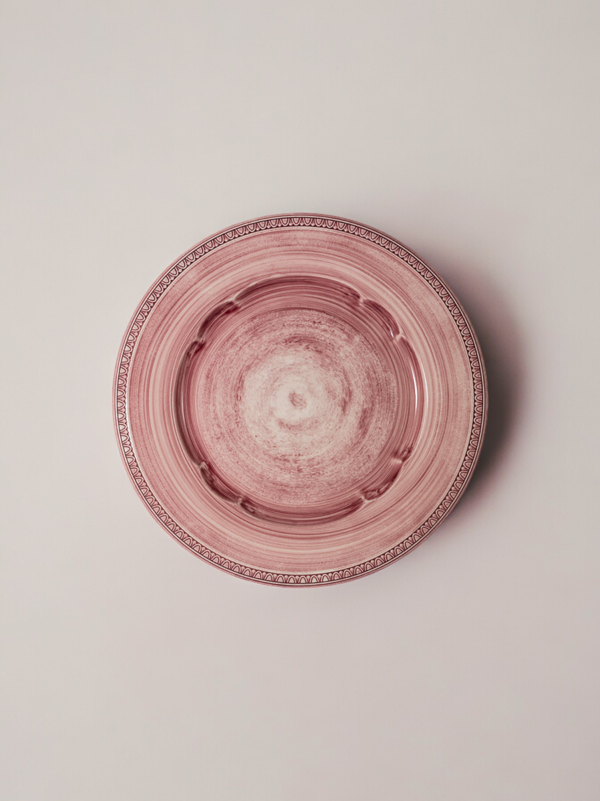 Тарелки обеденные 2 шт Matceramica Augusta розовая, керамические, 27 см