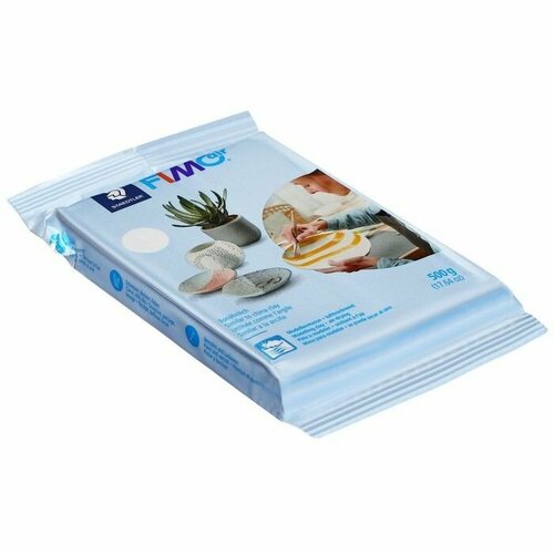 Масса для лепки самоотвердевающая натуральная 500 г Air basic белый 1114₽