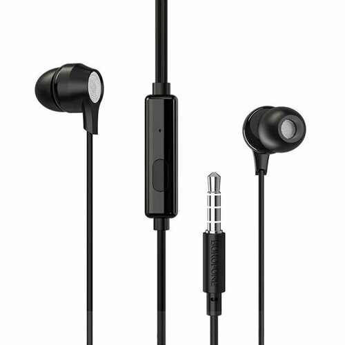Наушники Borofone BM28 гарнитура черные 800₽