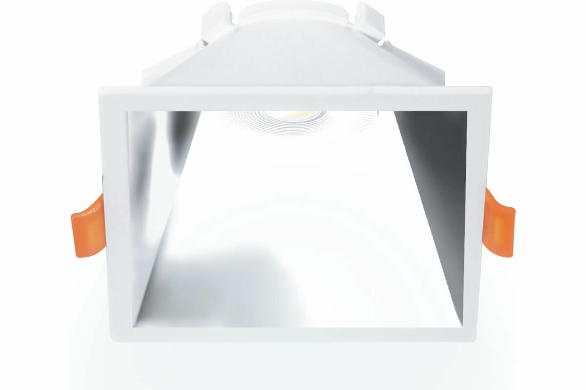 Светильник встраиваемый потолочный Artin, скрытаялампа, 84х84х35мм, монтажное отверстие 75х75мм, GU5.3, белый, Ritter, 51439 8