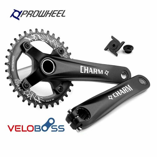 Система PROWHEEL CHARM MTB 36T под полую ось, 104 BC, AL-6061 Сьемнкая звезда (без каретки)