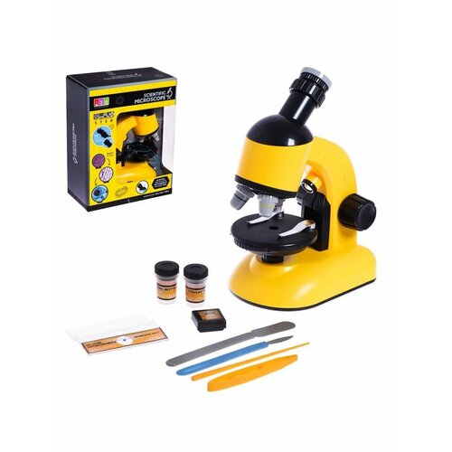 Микроскоп детский Юный ученый кратность х100 х400 х1200 2847₽