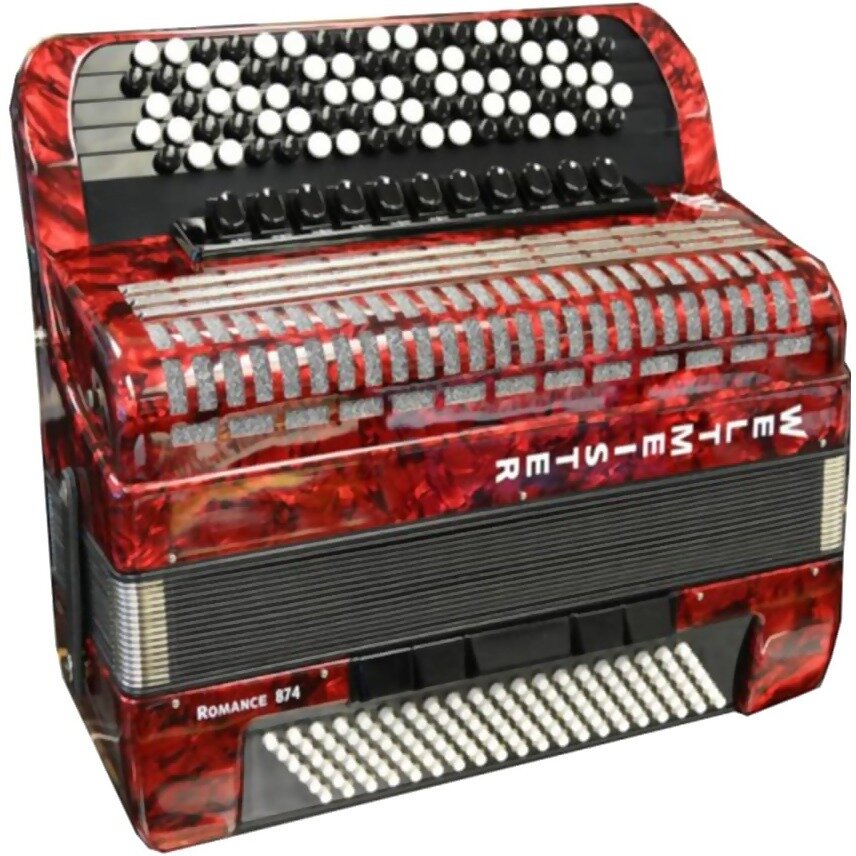 Аккордеон кнопочный Weltmeister Romance 874-IV-120/87-RD — фото 1