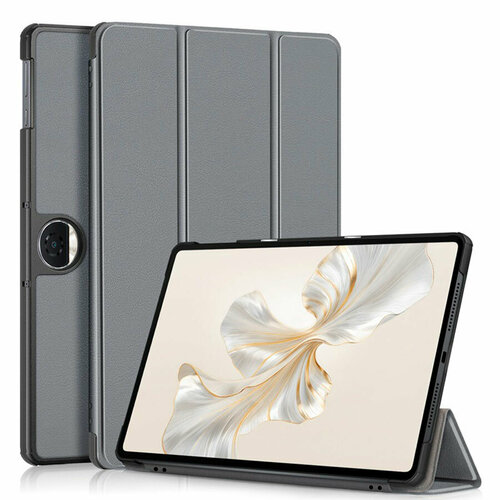 Чехол для планшета HONOR Pad 9 (12.1 дюйма, HEY2-W09), с магнитом, прочный пластик серый