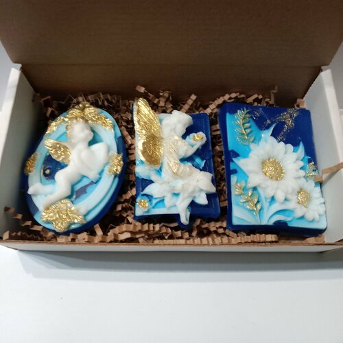 Подарочный набор из мыла ручной работы Цветущая сирень