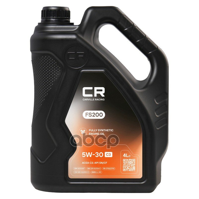 Carville Racing Масло Моторное Синтетическое Fs200 5W30 Sn/Cf, C3 4Л