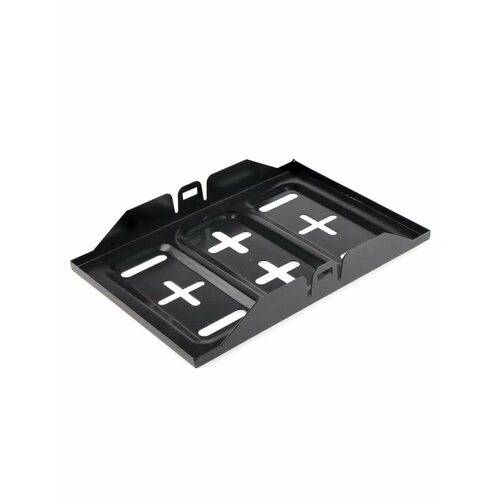 Поддон аккумулятора железный для АКБ, защитный, металл, 295x200 мм