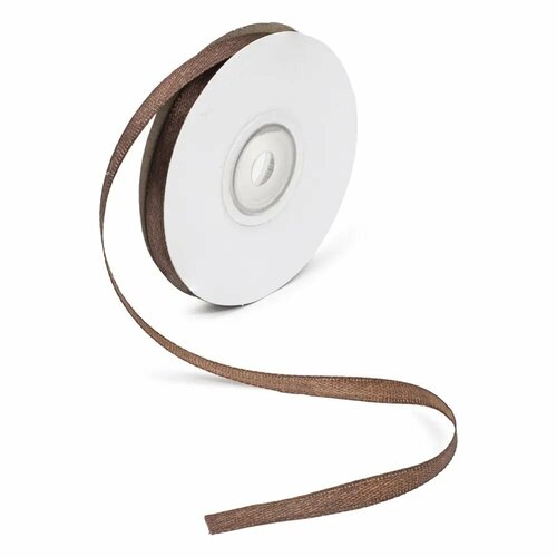 Лента атласная Bestex 06см2286м 078 темно-коричневый 152₽