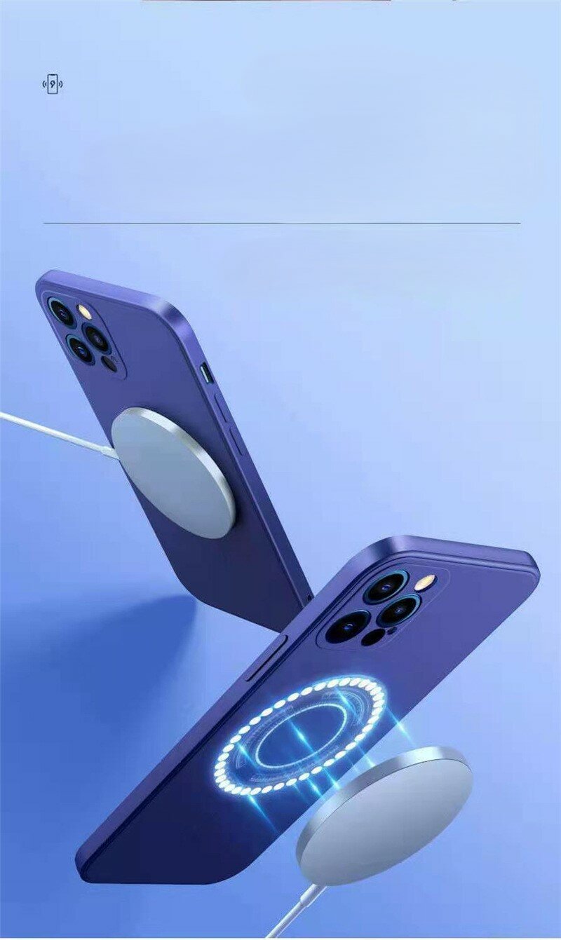 Чехол Soft Touch, с поддержкой MagSafe для iPhone 15 pro, силикон, белый, матовый — фото 1