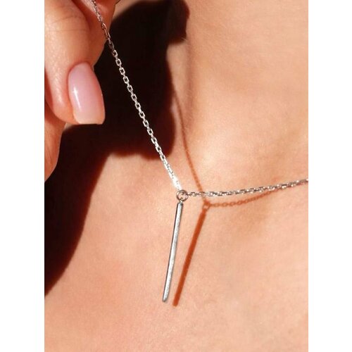 Колье SKAZKA Natali Romanovoi серебро 925 проба родирование длина 50 см Silver 2100₽