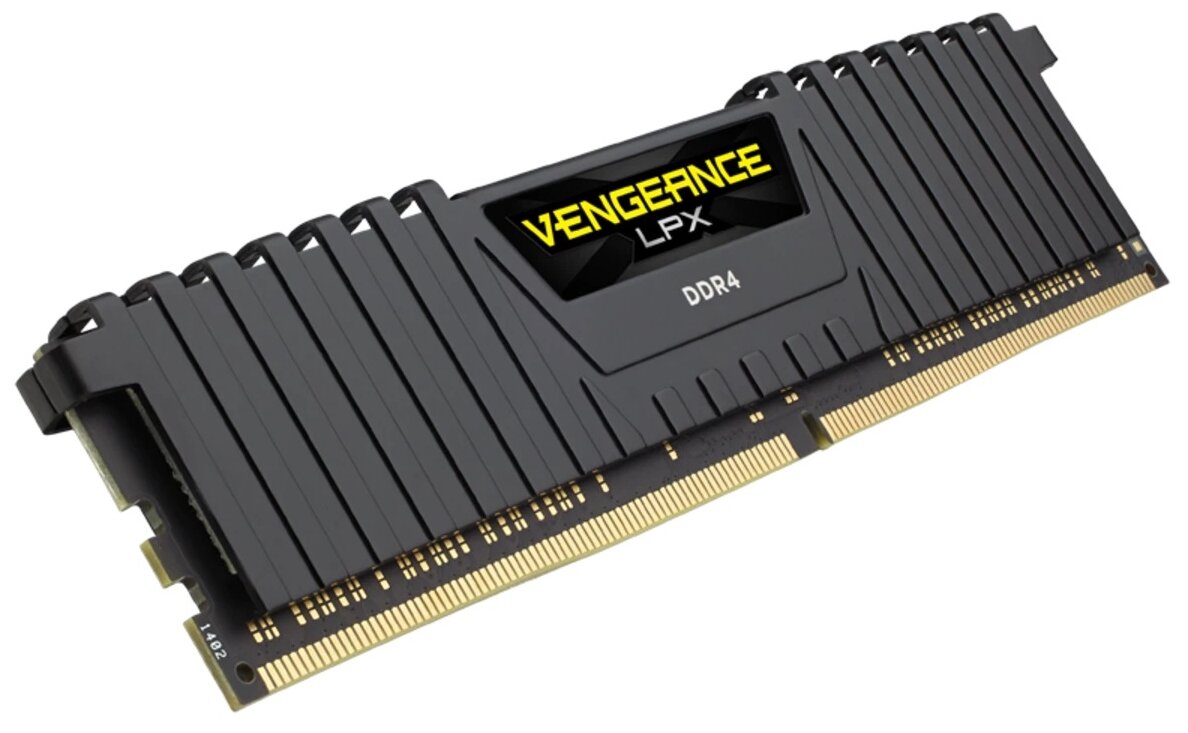 Оперативная память Corsair Vengeance 32 ГБ (16 ГБ x 2 шт.) DDR4 3200 МГц DIMM CL16 — фото 1