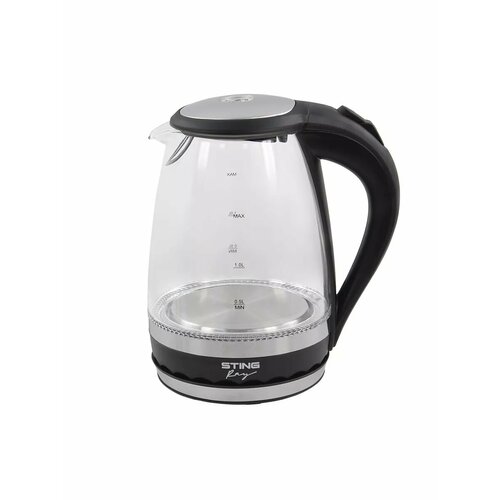 Чайник электрический стеклянный 17л электрочайник 1677₽