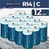 Батарейка солевая, цинковая Woltwin carbon zinc R14 1,5V. Тип C (...