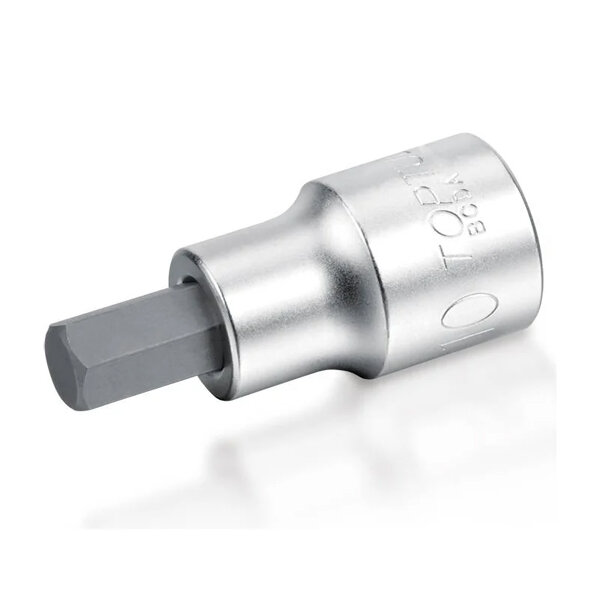 Головка торцевая 1/4" Toptul, Hex, 7 мм, L=37 мм с шестигранной вставкой BCDA0807