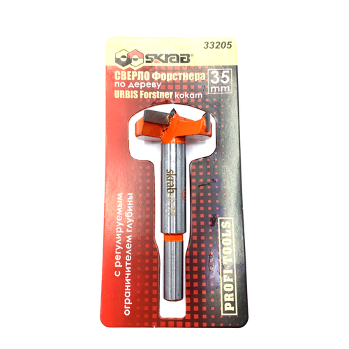 Фреза Форстнера 35мм с ограничителем 33205 694₽