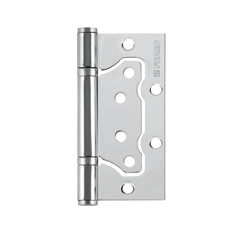 Петля универсальная без врезки 500-2BB/BL 100x2,5 CP (хром) блистер