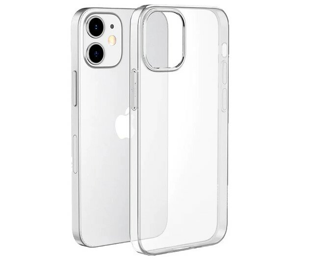 Силиконовый чехол для iPhone 14 / Прозрачный чехол для Айфон 14 / Защитный