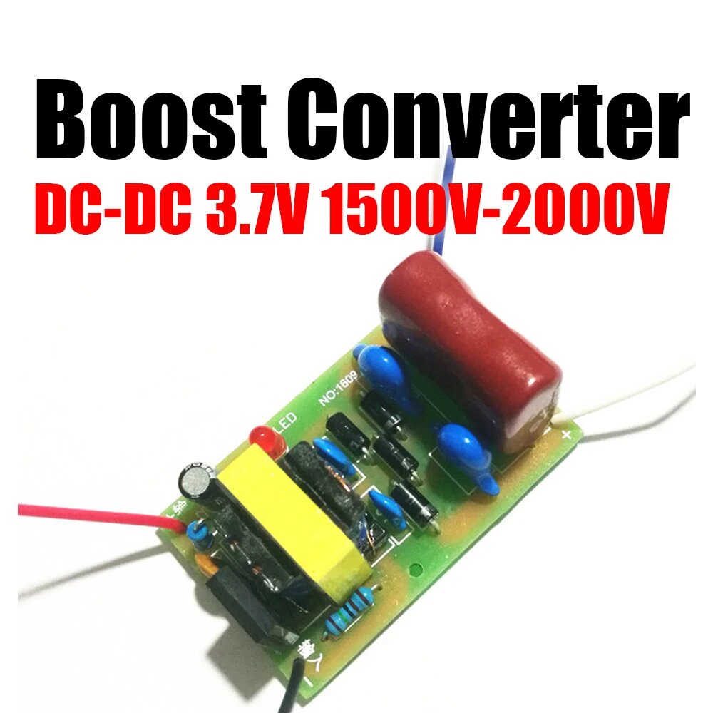 Высоковольтный импульсный повышающий преобразователь DC-DC 3V 3.7V 4.2V To 1500V-2000V