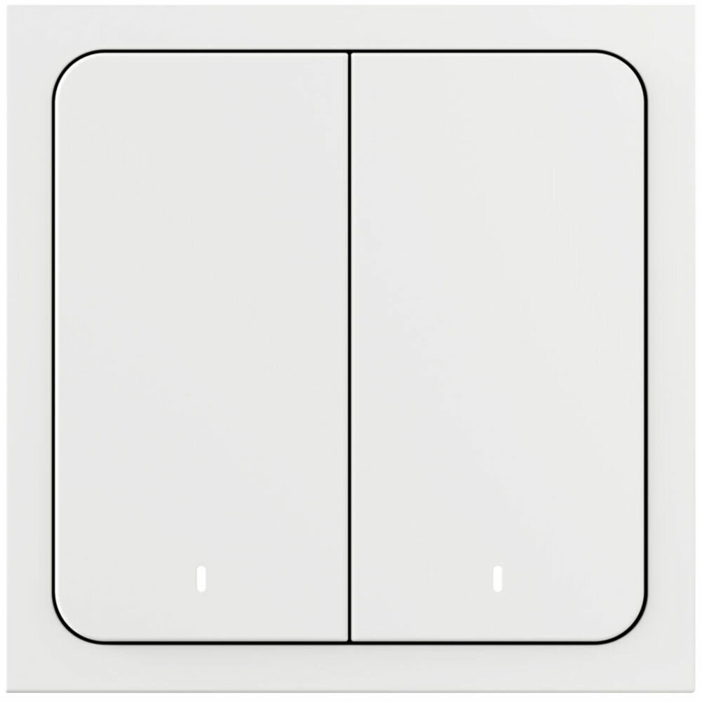 Выключатель Яндекс 2 клавиши, с Zigbee беспроводной