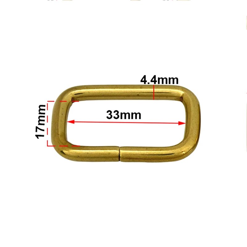 Латунные пряжки для ремней 2 штуки, inner width 33mm