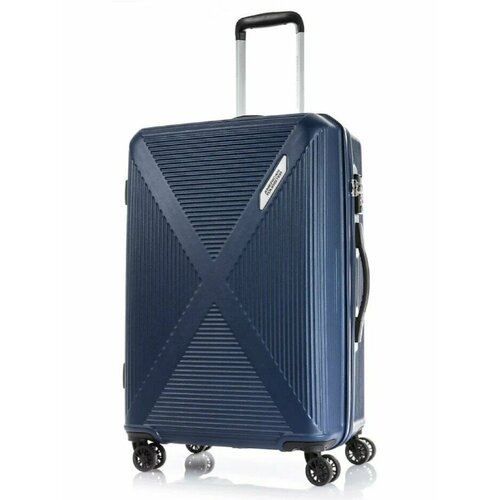 фото Чемодан american tourister, 71 л, размер m, синий деним