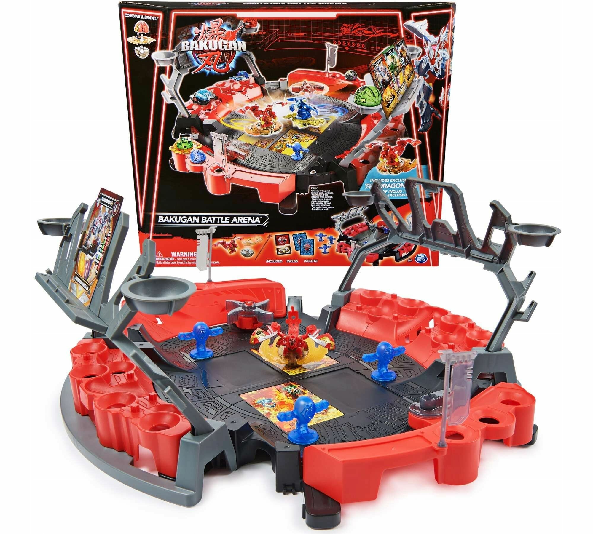Фигурки Spin Master BAKUGAN 3.0 - Набор боевых арен DRAGONOID Battlefield Бакуган + фигурка Драконоида 6067045