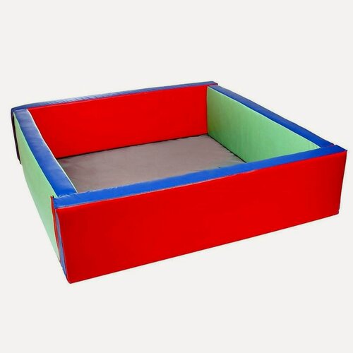 Изображение товара Мягкий модуль "Бассейн прямоугольный", 150×150×40 см, цвет микс