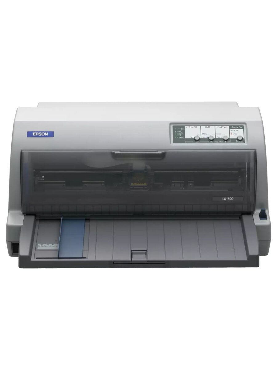 Принтер матричный Epson LQ-690 (A4+, 24pin, 529 cps, USB, LPT) (C11CA13051)