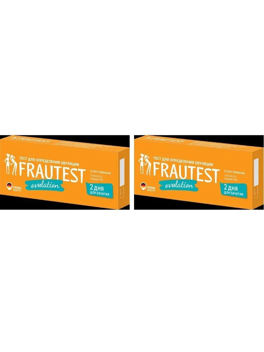 Тест-полоска для определения овуляции frautest ovulatio 2 шт фото