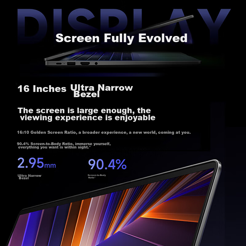 Картинки Ноутбук Xiaomi Laptop, Redmi Book 16 2024 Refreshed Version, 13th Gen Core I5 Standard Voltage, 16 дюймов, (16GB 1TB), Z3725, space gray