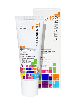 Крем-филлер для век Pro Retinol + 12 Vitamins, Модум, 25 г