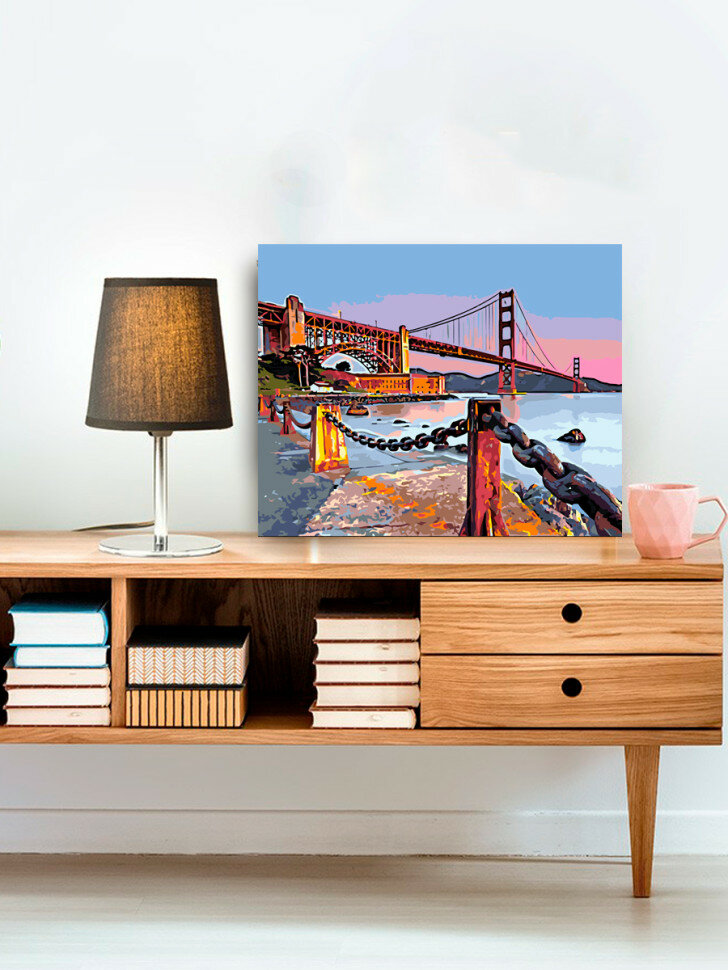 Картина по номерам "Вид на мост" — фото 1