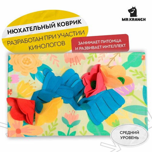 Нюхательный коврик Mr.Kranch Цветочный луг, размер 30х50см