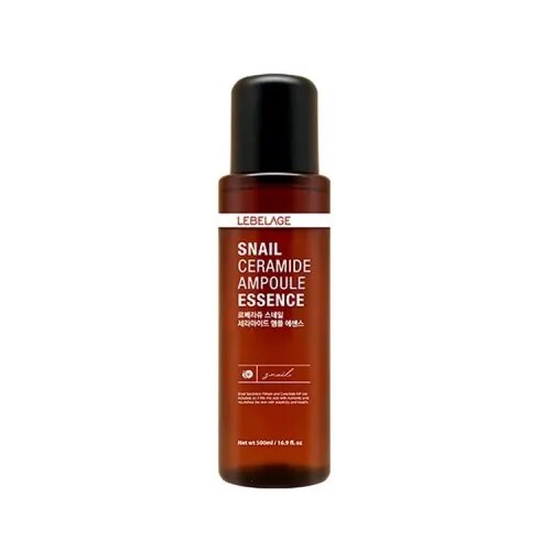 Эссенция Lebelage для лица SNAIL CERAMIDE AMPOULE ESSENCE, с керамидами и экстрактом муцина улитки, 500мл