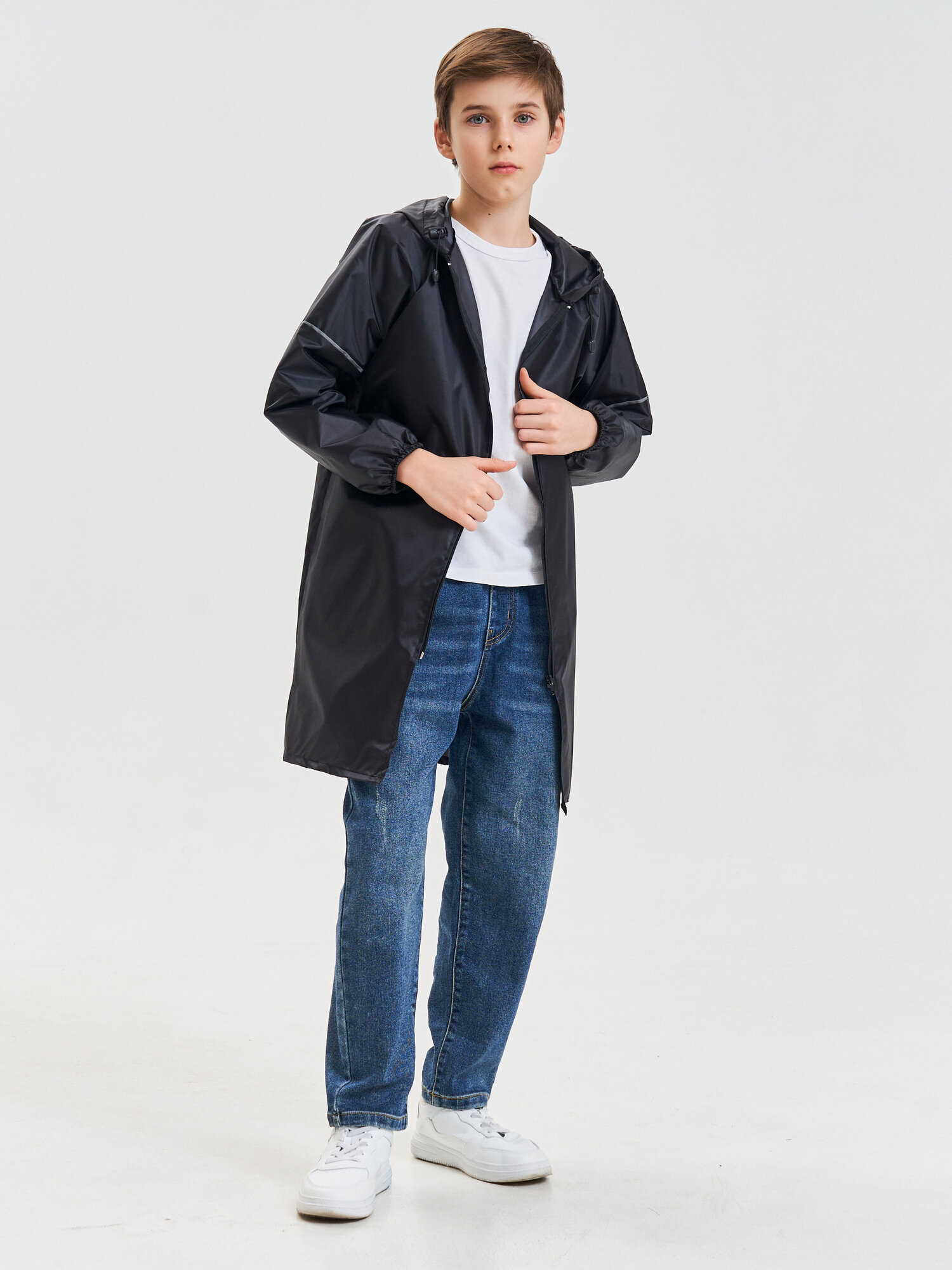 Плащ-дождевик ФЕДОР СУМКИН размер 134-146 черный..