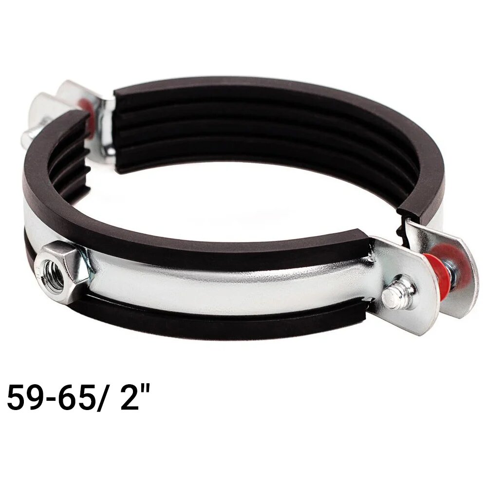 Хомут с EPDM уплотнителем UWS 59-65 мм 2 с гайкой М8 7 шт 1307931