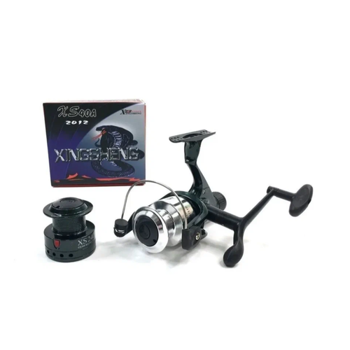 Катушка Xingsheng Кобра XS140 A для спиннинга рыболовная безынерционная для летней рыбалки + запасная шпуля