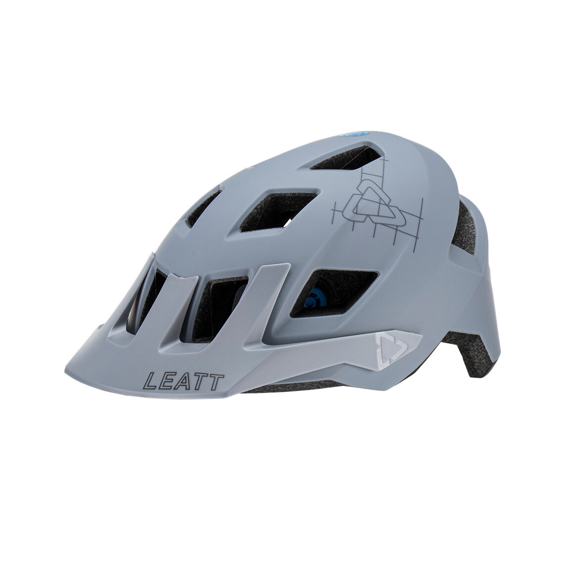 Велошлем Leatt MTB All Mountain 1.0 Helmet (Titanium, M, 2025 (1023015901)) — фото 1