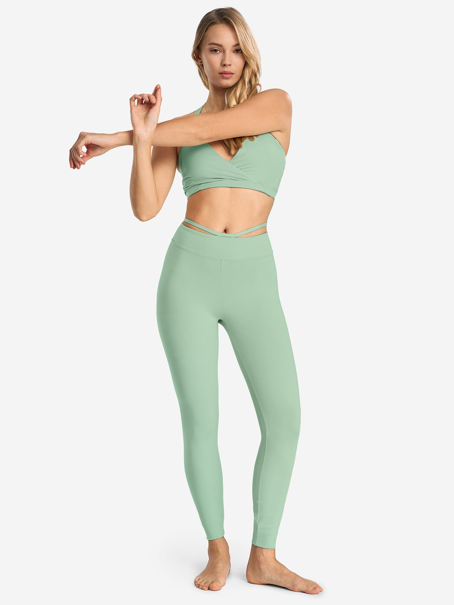 Легинсы SENSANA, размер 46, зеленый — фото 1