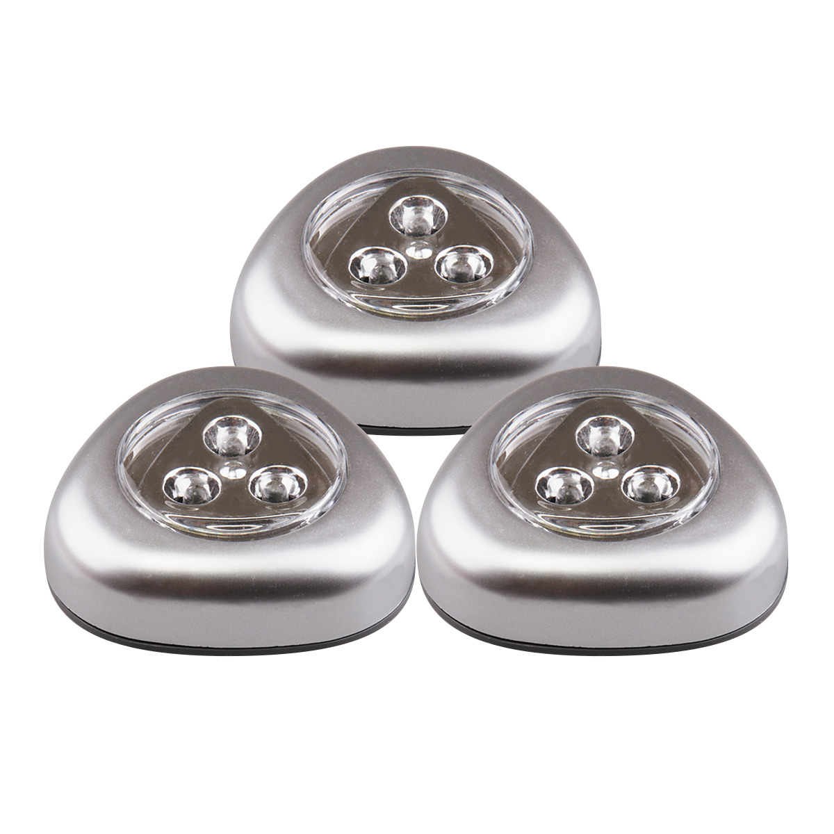 Светильник подсветка беспроводной фонарь пушлайт ФАZА TF3-3xL3-T-sr 3 светодиодных лампы на батарейках AAA