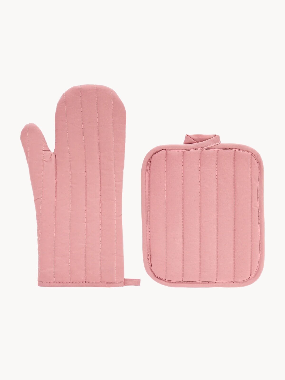 Прихватка для кухни 18х20 см, прихватка-рукавица 18х33 см "Mia Cara" тефлон рис Pink