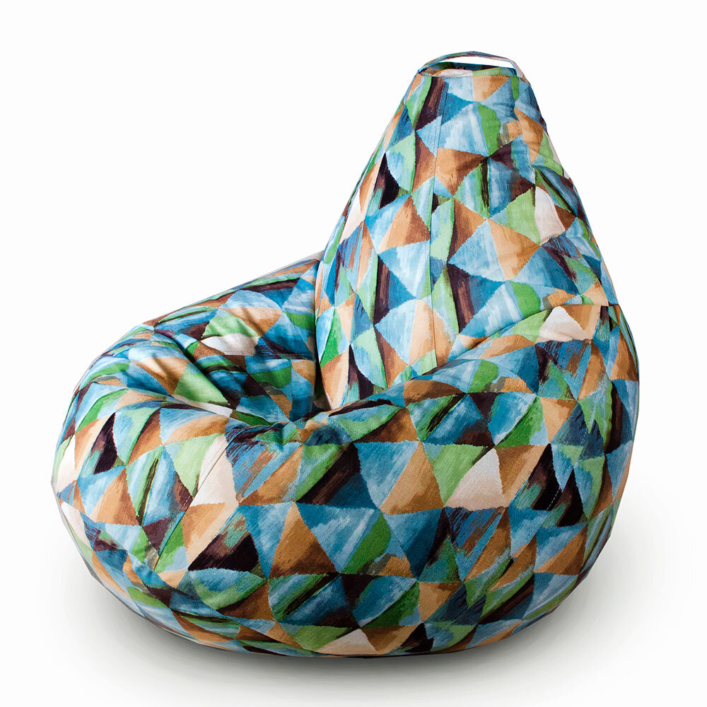 фото Bean Joy кресло-мешок Груша, размер ХXXXL, мебельный велюр, сталь